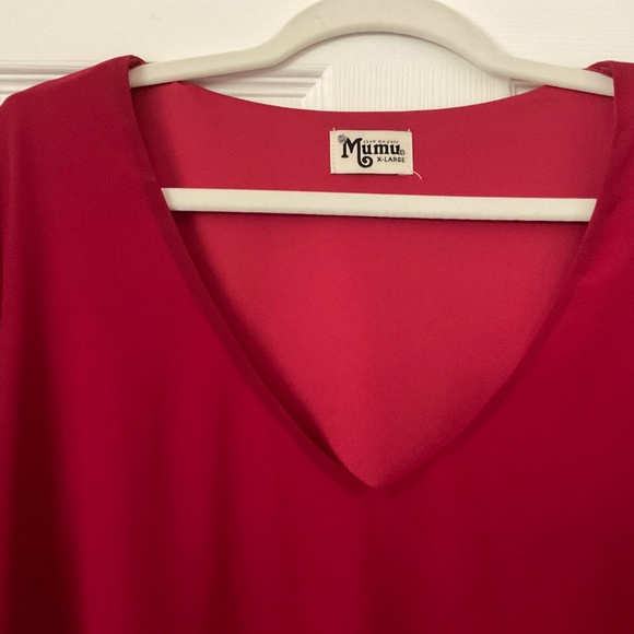 Show Me Your Mumu Mini Marcia Dress In Red, Size. L - Picture 2 of 4